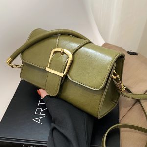fashion small square bag 2025 this year popular temperament simple shoulder messenger bag